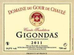 Dom. du Gour de Chaulé Cuvée Tradition 2011