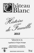 Ch. Blanc Histoire de famille 2012
