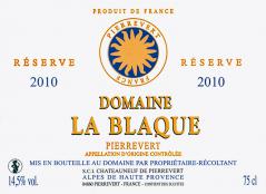 Dom. la Blaque Réserve 2010