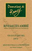 Dom. de Rancy Ambré 1973