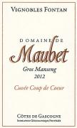 Dom. de Maubet Gros manseng Cuvée Coup de cœur 2012