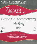 François Bohn Sommerberg Riesling 2010