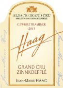 Jean-Marie Haag Zinnkoepflé Gewurztraminer Cuvée Marie 2011