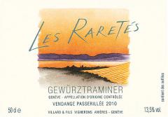 Dom. Villard et Fils Gewurztraminer Vendange passerillée Les Raretés 2010