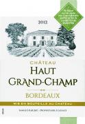 Ch. Haut Grand-Champ  2012