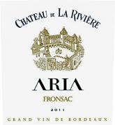 Ch. de la Rivière Aria 2011