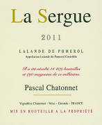 Vin rouge La Sergue 2011 - Lalande-de-pomerol