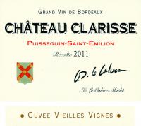 Ch. Clarisse Cuvée Vieilles Vignes 2011