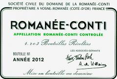 Dom. de la Romanée-Conti  2012