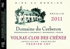 Dom. du Cerberon Clos des Chênes 2011