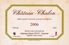 Dom. Désiré Petit Vin jaune 2006