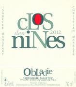 Clos des Nines Obladie 2012
