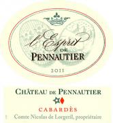 Ch. de Pennautier L'Esprit de Pennautier 2011