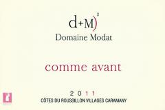 Dom. Modat Caramany Comme avant 2011