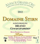 Dom. Stirn Brand Gewurztraminer 2012