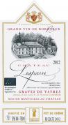 Vin rouge Château Lesparre Vinifié en fût de chêne 2012