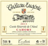 Ce pur malbec élevé vingt-quatre mois en barrique offre un nez intense porté sur les fruits à l'alcool avec des accents vanillés. Franc à l'attaque, bien équilibré entre onctuosité et fraîcheur, le palais repose sur des tanins soyeux. On y retrouve les fruits rouges vanillés et une pointe de fruits noirs soulignés par la finale fraîche.