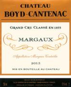 Vin rouge Château Boyd-Cantenac 2013