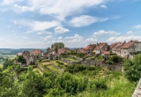 village de Château-Châlon dans le Jura, appellation viticole château-châlon