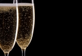 Champagne dans une flûte