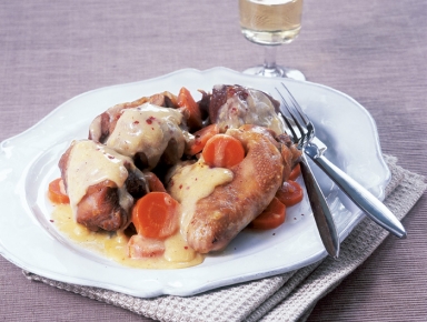 Accords mets & vins - coq au riesling