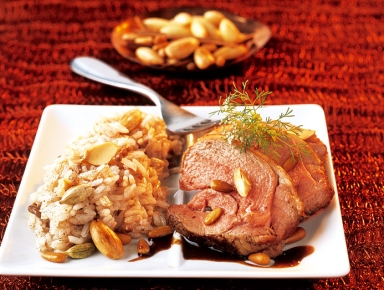 Accords mets & vins- Gigot au riz pilaf