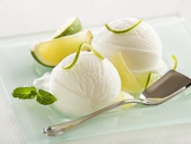 Accords mets & vins - Sorbet au citron vert et au gingembre