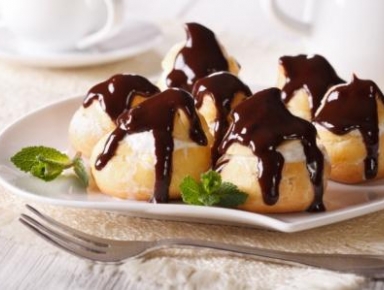 Accords mets & vins - Profiteroles au chocolat